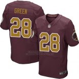 Camiseta Washington Commanders Green Apagado Rojo Nike Elite NFL Hombre