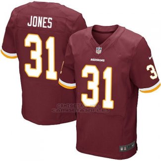 Camiseta Washington Commanders Jones Rojo Nike Elite NFL Hombre
