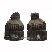 Gorro Beanie Kansas City Chiefs New Era Verde Militar