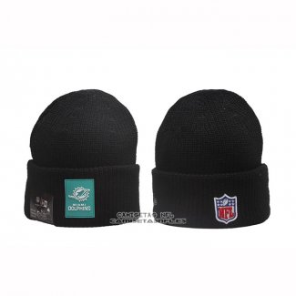 Gorro Beanie Miami Dolphins New Era Negro
