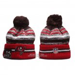 Gorro Beanie Tampa Bay Buccaneers Marron Rojo