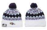 Gorro NFL Baltimore Ravens Blanco Negro