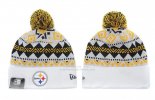 Gorro NFL Pittsburgh Steelers Blanco Amarillo