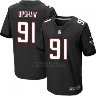 Camiseta Atlanta Falcons Upshaw Negro Nike Elite NFL Hombre