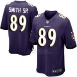 Camiseta Baltimore Ravens Smith Sr Violeta Nike Game NFL Hombre Camiseta Baltimore Ravens Smith Sr Violeta Nike Game NFL Hombre