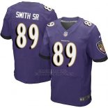 Camiseta Baltimore Ravens Smitn Sr Nike Elite NFL Violeta Hombre Camiseta Baltimore Ravens Smitn Sr Nike Elite NFL Violeta Hombre
