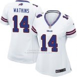 Camiseta Buffalo Bills Watkins Blanco Nike Game NFL Mujer