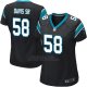 Camiseta Carolina Panthers Davis Sr Nike Game NFL Negro Mujer