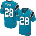 Camiseta Carolina Panthers Stewart Azul Nike Elite NFL Hombre