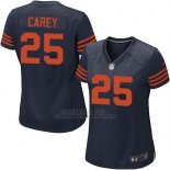 Camiseta Chicago Bears Carey Marron Negro Nike Game NFL Mujer