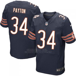 Camiseta Chicago Bears Payton Profundo Azul Nike Elite NFL Hombre