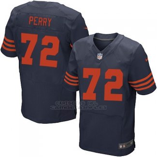 Camiseta Chicago Bears Perry Apagado Azul Nike Elite NFL Hombre