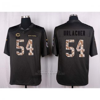 Camiseta Chicago Bears Urlacher Apagado Gris Nike Anthracite Salute To Service NFL Hombre