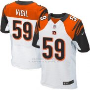 Camiseta Cincinnati Bengals Vigil Blanco Nike Elite NFL Hombre