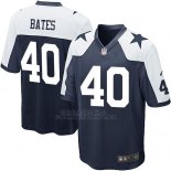 Camiseta Dallas Cowboys Bates Negro Blanco Nike Game NFL Hombre