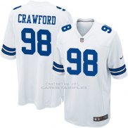 Camiseta Dallas Cowboys Crawford Blanco Nike Game NFL Hombre