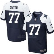 Camiseta Dallas Cowboys Smith Profundo Azul y Blanco Nike Elite NFL Hombre