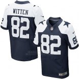 Camiseta Dallas Cowboys Witten Profundo Azul y Blanco Nike Elite NFL Hombre Camiseta Dallas Cowboys Witten Profundo Azul y Blanco Nike Elite NFL Hombre