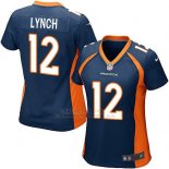 Camiseta Denver Broncos Caldwell Azul Oscuro Nike Game NFL Mujer