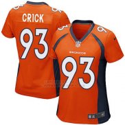 Camiseta Denver Broncos Crick Naranja Nike Game NFL Mujer