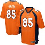 Camiseta Denver Broncos Green Naranja Nike Game NFL Nino