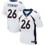 Camiseta Denver Broncos Stewart Blanco Nike Elite NFL Hombre