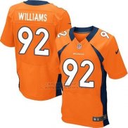 Camiseta Denver Broncos Williams Naranja Nike Elite NFL Hombre