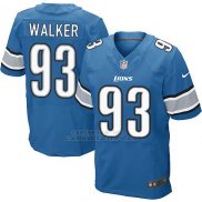 Camiseta Detroit Lions Walker Azul Nike Elite NFL Hombre