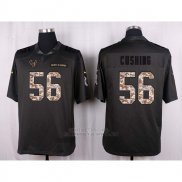 Camiseta Houston Texans Cushing Apagado Gris Nike Anthracite Salute To Service NFL Hombre
