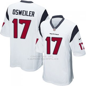 Camiseta Houston Texans Osweiler Blanco Nike Game NFL Nino