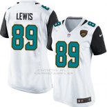 Camiseta Jacksonville Jaguars Lewis Blanco Nike Game NFL Mujer