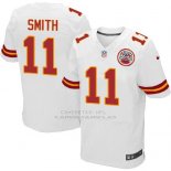 Camiseta Kansas City Chiefs Smith Blanco Nike Elite NFL Hombre