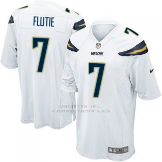 Camiseta Los Angeles Chargers Flutie Blanco Nike Game NFL Nino