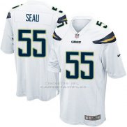 Camiseta Los Angeles Chargers Seau Blanco Nike Game NFL Nino