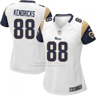 Camiseta Los Angeles Rams Kendricks Blanco Nike Game NFL Mujer