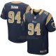 Camiseta Los Angeles Rams Quinn Profundo Azul Nike Elite NFL Hombre