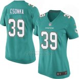 Camiseta Miami Dolphins Csonka Verde Nike Game NFL Mujer