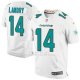 Camiseta Miami Dolphins Landry Blanco Nike Elite NFL Hombre