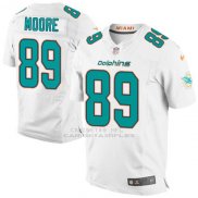 Camiseta Miami Dolphins Moore Blanco Nike Elite NFL Hombre