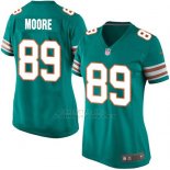 Camiseta Miami Dolphins Moore Verde Oscuro Nike Game NFL Mujer
