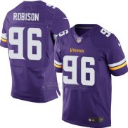 Camiseta Minnesota Vikings Robison Violeta Nike Elite NFL Hombre