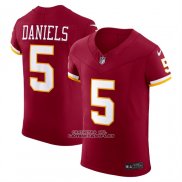 Camiseta NFL Elite Washington Commanders Jayden Daniels Vapor F.U.S.E. Rojo1