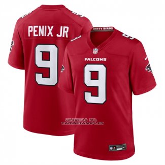 Camiseta NFL Game Atlanta Falcons Michael Penix JR Rojo