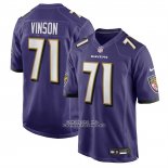 Camiseta NFL Game Baltimore Ravens Carson Vinson Violeta Camiseta NFL Game Baltimore Ravens Carson Vinson Violeta