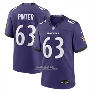 Camiseta NFL Game Baltimore Ravens Danny Pinter Violeta