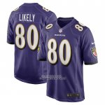 Camiseta NFL Game Baltimore Ravens Isaiah Likely Violeta