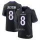 Camiseta NFL Game Baltimore Ravens Lamar Jackson Alterno Negro
