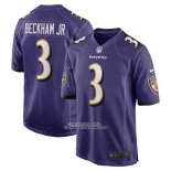 Camiseta NFL Game Baltimore Ravens Odell Beckham Jr. Violeta