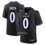 Camiseta NFL Game Baltimore Ravens Roquan Smith Alterno Negro1