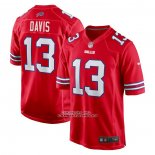 Camiseta NFL Game Buffalo Bills Gabe Davis Alterno Rojo